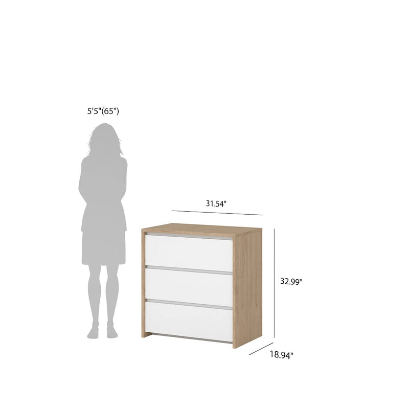 Porch & Den Next 31-inch Wide 3-Drawer Chest