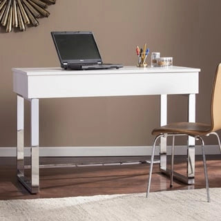 Adjustable Height Sit-Stand Desk | White | Home Office | Ergonomic Workstation