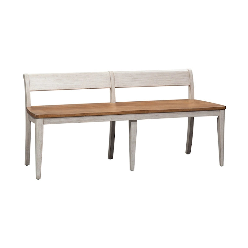 Farmhouse Reimagined Antique White 6 Piece Trestle Set