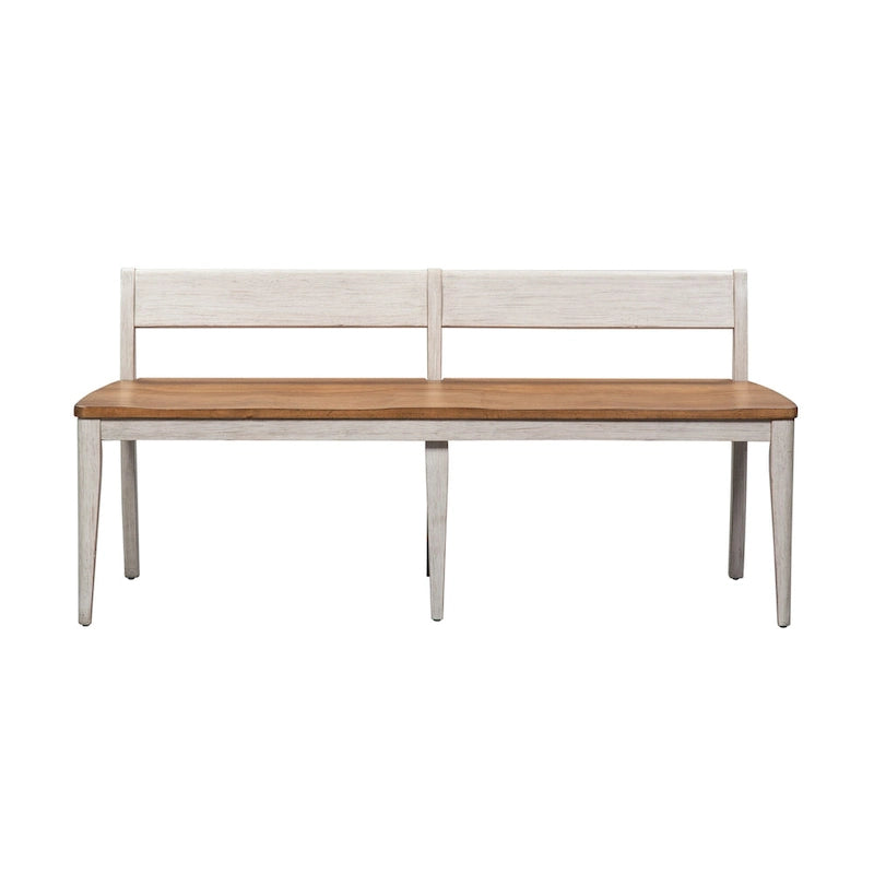 Farmhouse Reimagined Antique White 6 Piece Trestle Set