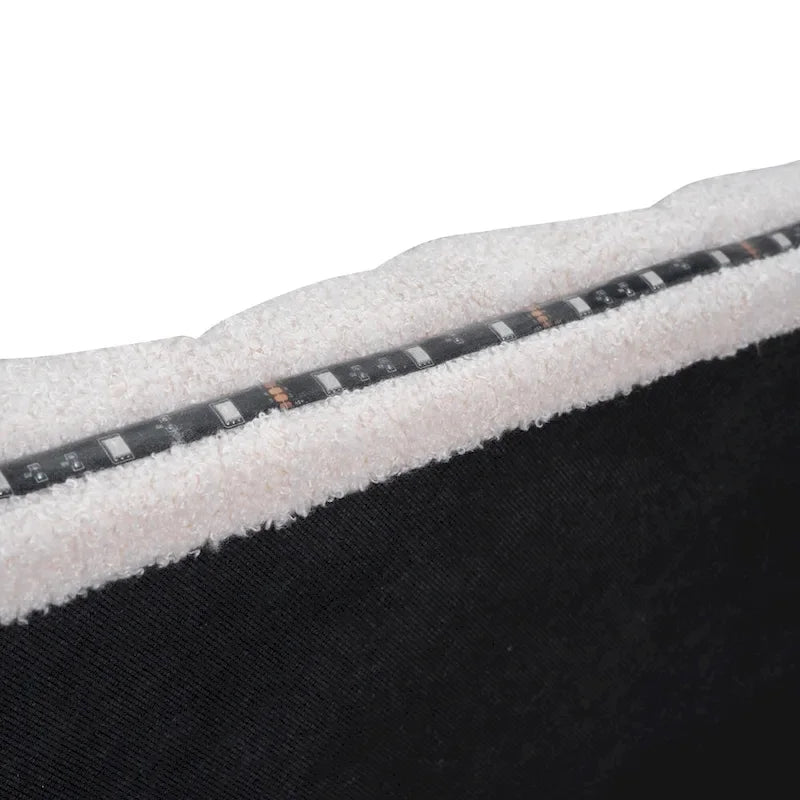 Upholstered Platform Bed with Trundle