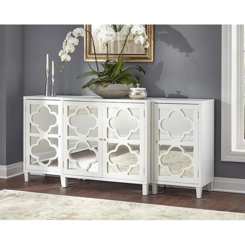 Lifestorey Broadway Mirrored Double Door Cabinet