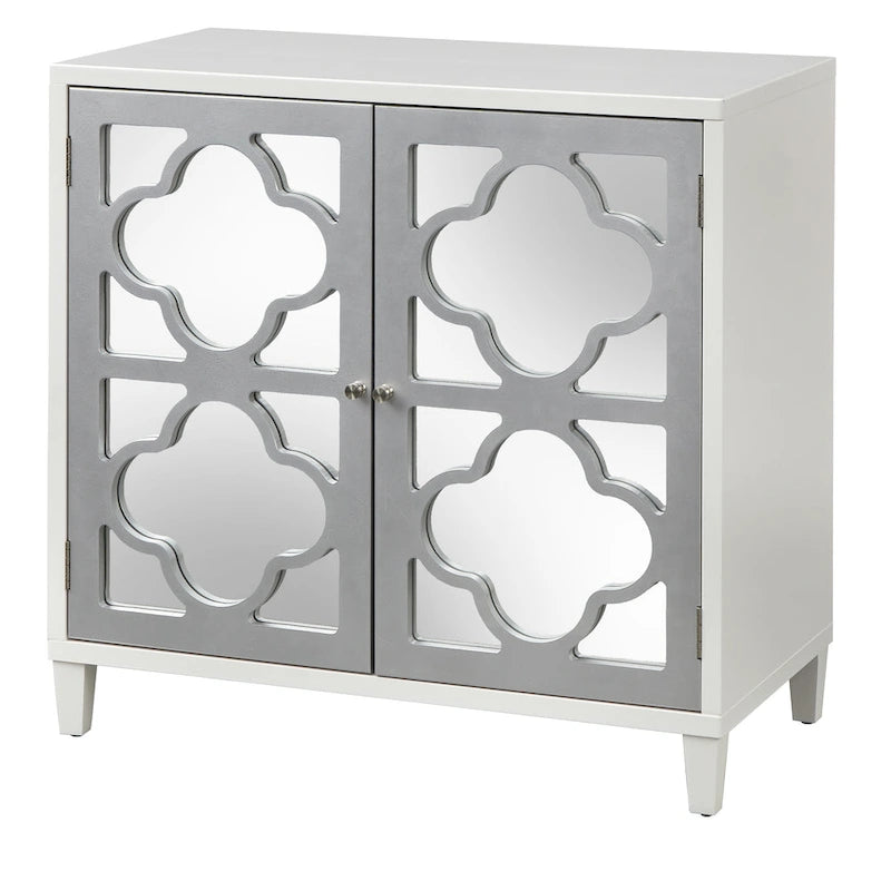 Lifestorey Broadway Mirrored Double Door Cabinet