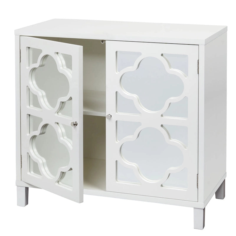 Lifestorey Broadway Mirrored Double Door Cabinet