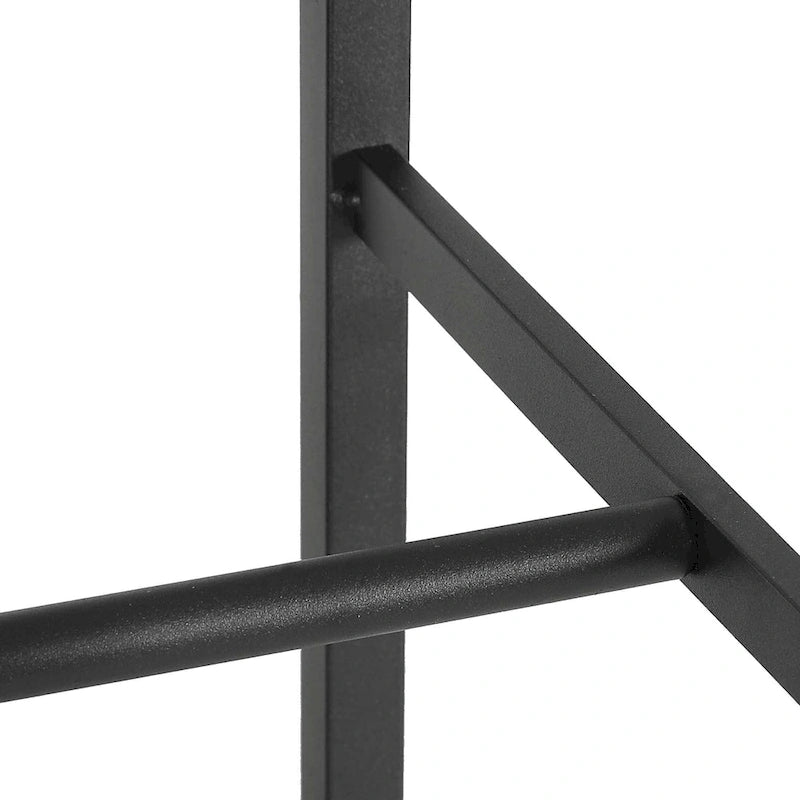 Moasis 4 Tiers Heavy Duty Coat Rack Garment Racks with 3 Hang Rods & 6 Shelves