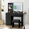 Makeup Vanity with Mirror and LED Light