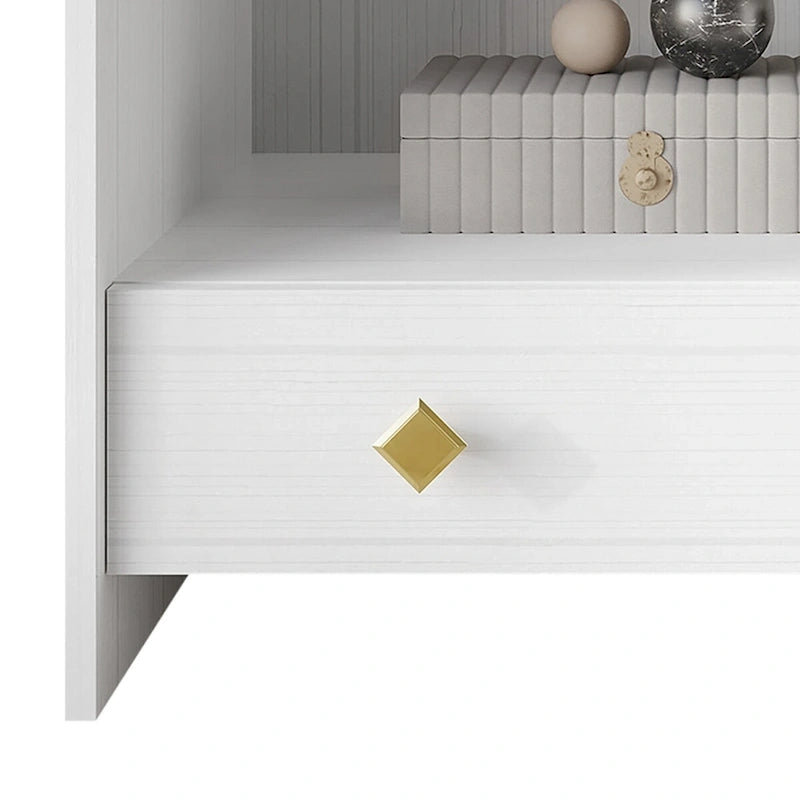 Mid-Century Modern Bedroom  | Velvet Upholstered Bed + 2 Nightstands | Queen & King | MDF